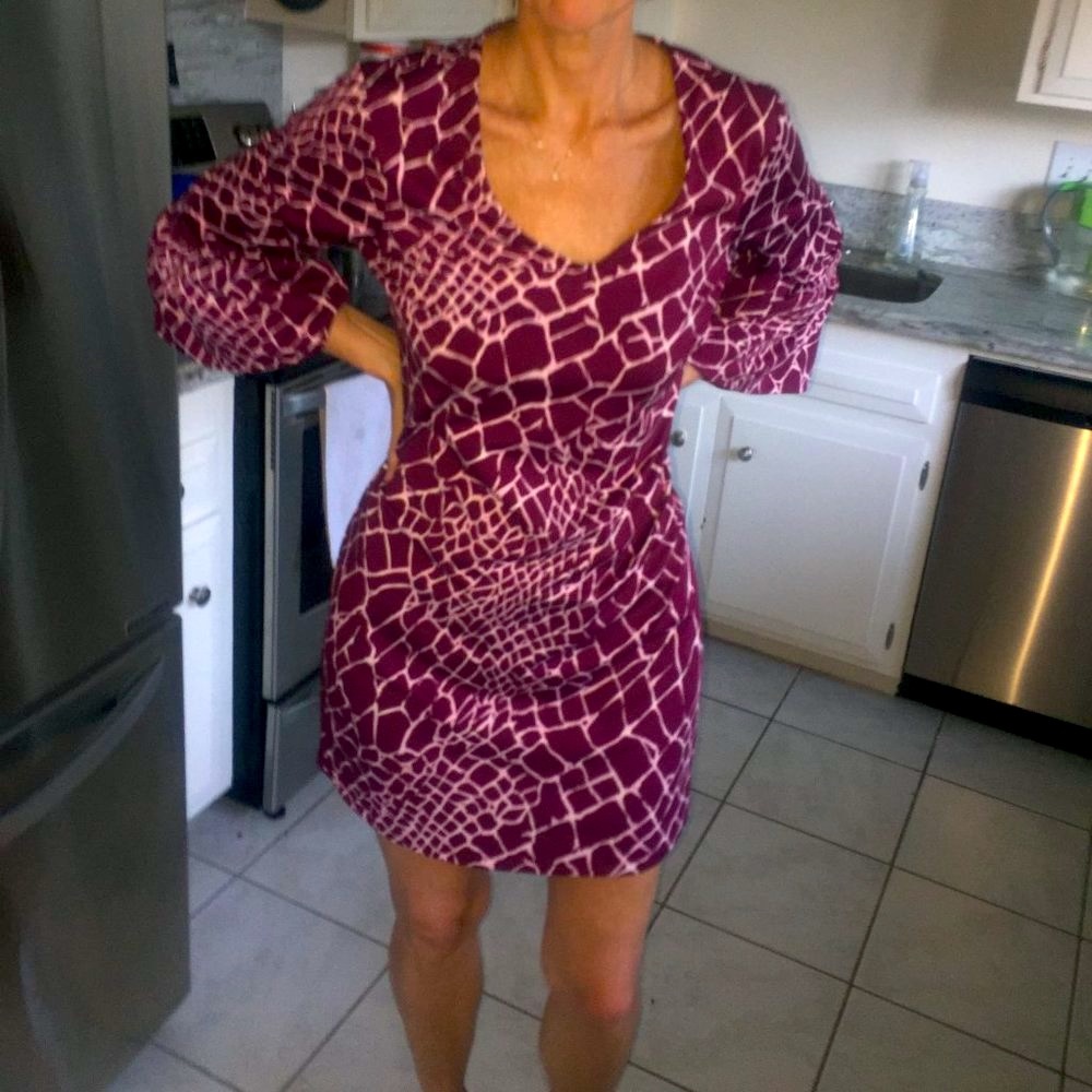 Julie Brown print dress